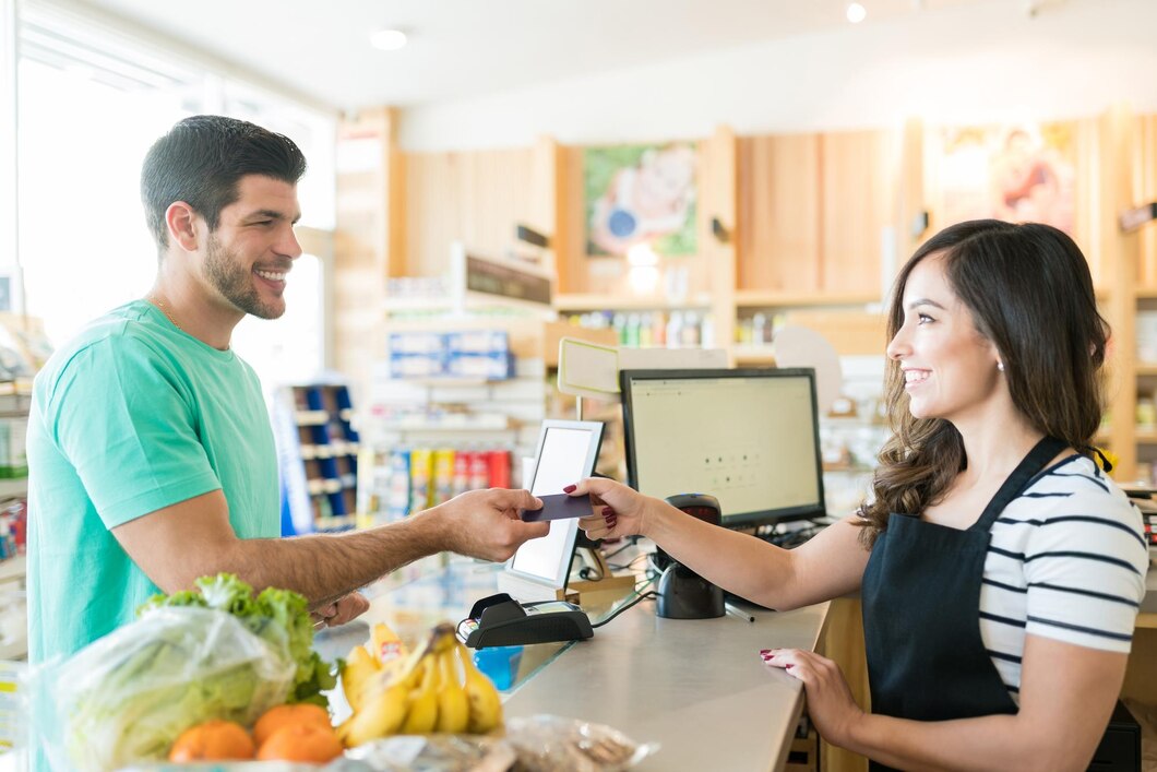 myPOS local support team helping a retail customer